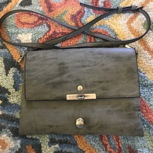 Olive green crossbody purse